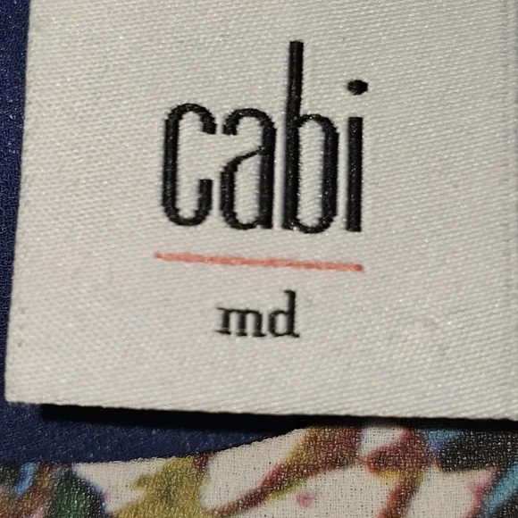 CABI Stained Glass Keyhole Layered Blouse In Medium - Picture 7 of 9